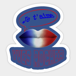 FRENCH KISS JE T'AIME YVES ROCHER Sticker